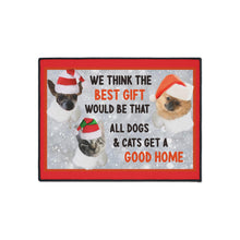 Load image into Gallery viewer, 🎄✨ Give your doorstep a dose of holiday cheer with our Christmas Pet Wishes Mat! 🐾🏡
