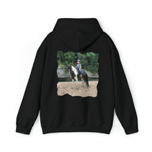 Load image into Gallery viewer, Custom Hooded Sweatshirt for horse lovers - personalized shirt with photo and name
