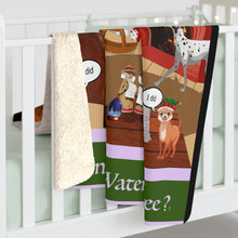Load image into Gallery viewer, Unleash the laughs with our Funny Dog Antics Christmas Blanket

