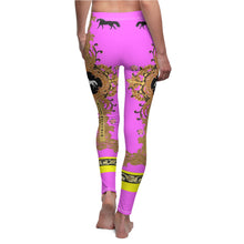 Load image into Gallery viewer, Rocky Mountain Horse Equestrian Leggings in Hot Pink Fursace Print
