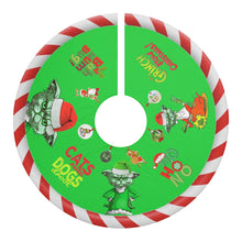 Load image into Gallery viewer, Why settle for ordinary? Discover the Magic of a Grinch-inspired Cat Tree Skirt for Your Grinch Christmas Decorations
