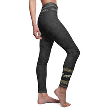 Load image into Gallery viewer, Tennessee Walker Leggings in Black Lace Design - 5 Reasons to Ride the Glide in our original design leggings
