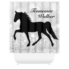 Load image into Gallery viewer, Horse Shower Curtain - Tennessee Walker
