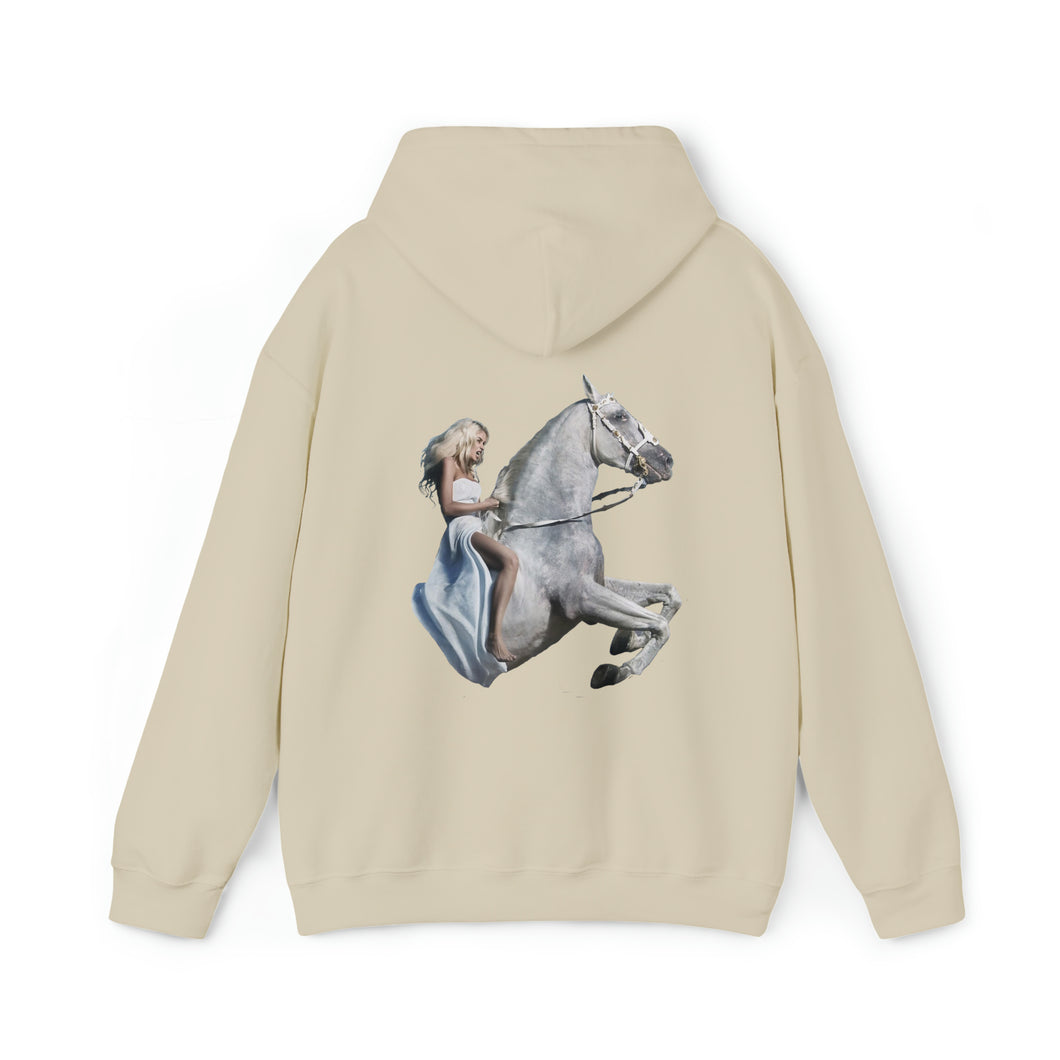 Farm Girl Strong Custom Hooded Sweatshirt - Gifts for Women Horse Lovers