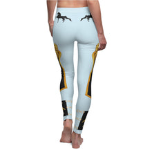 Load image into Gallery viewer, Saddlebred Equestrian Leggings - Blue : Elevate Your Fashion Game: Must-Have Saddlebred Equestrian Leggings
