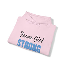 Load image into Gallery viewer, Farm Girl Strong Custom Hooded Sweatshirt - Gifts for Women Horse Lovers

