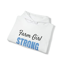 Load image into Gallery viewer, Farm Girl Strong Custom Hooded Sweatshirt - Gifts for Women Horse Lovers
