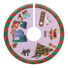 Load image into Gallery viewer, Cute Dog Christmas Tree Skirt - Everybody Watered The Tree
