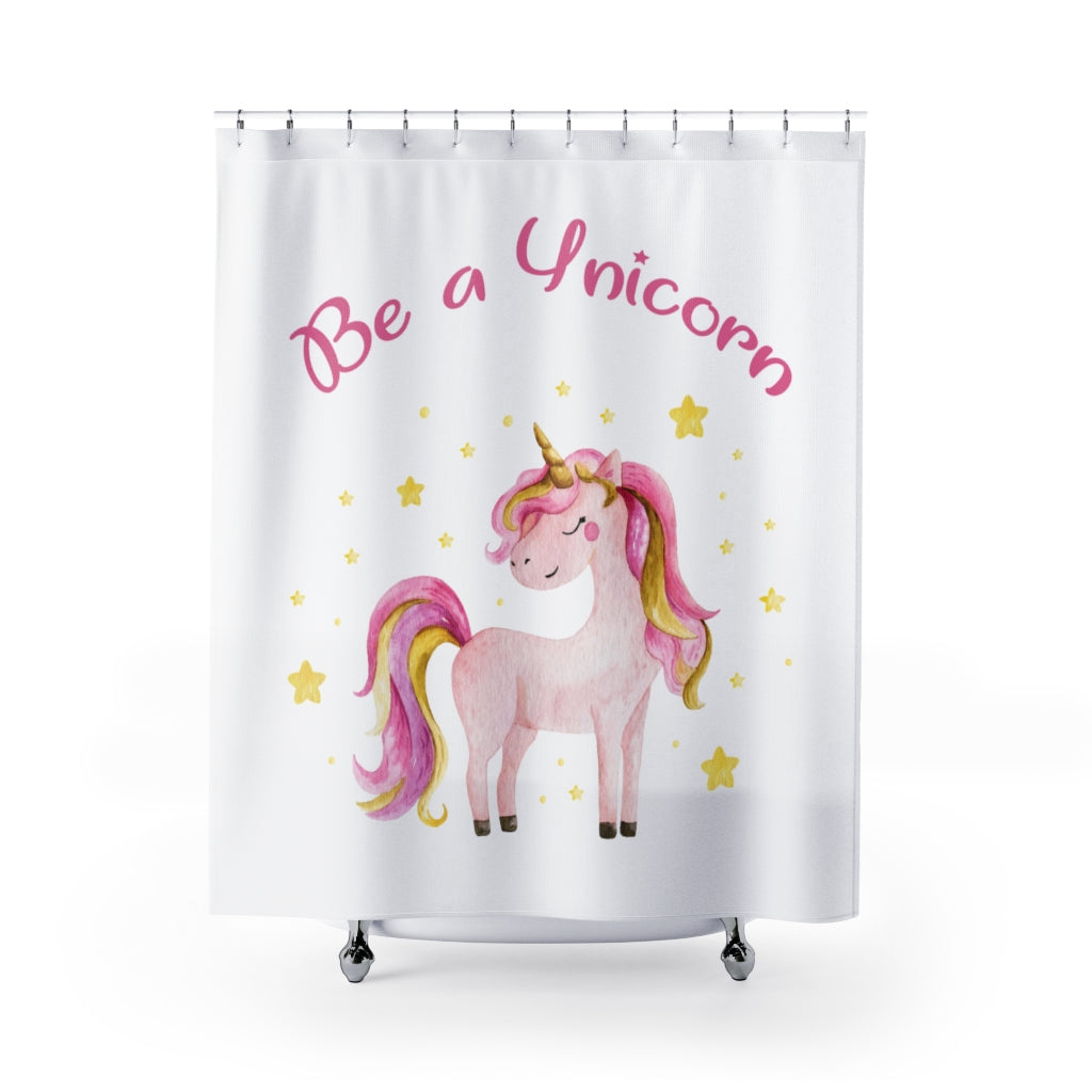 Unicorn Kids Shower Curtains