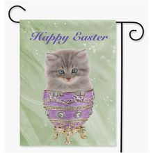 Load image into Gallery viewer, Easter Garden Flags - Easter Kitten
