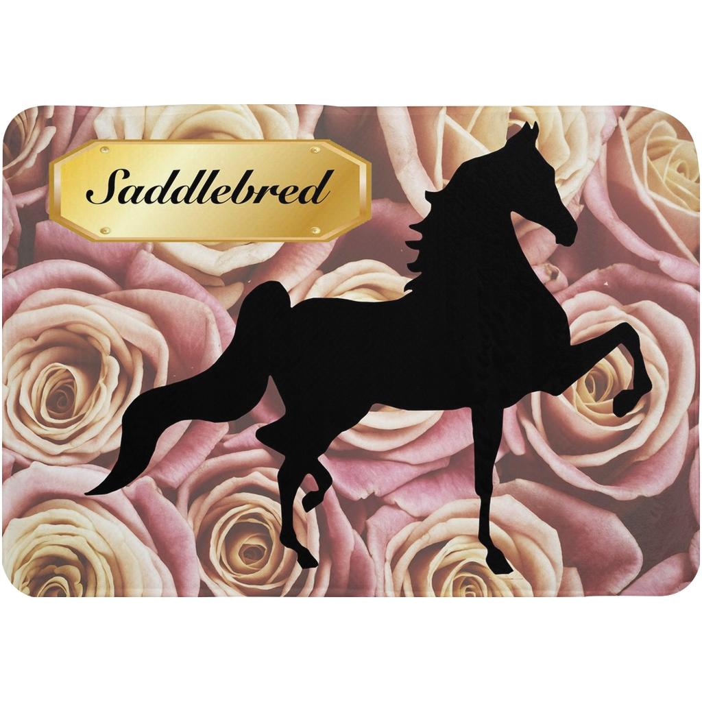 Saddlebred Horse Bath Mat