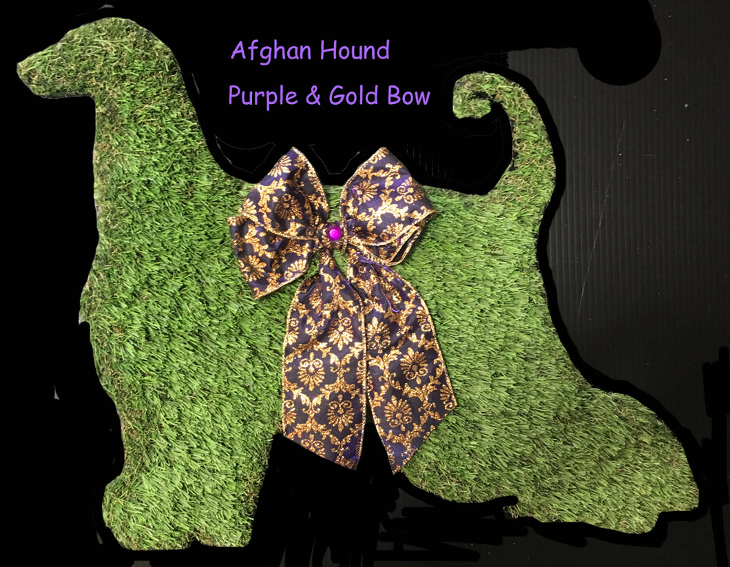 Afghan Hound Dog Wreath