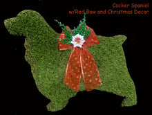 Load image into Gallery viewer, cocker spaniel dog christmas wreath
