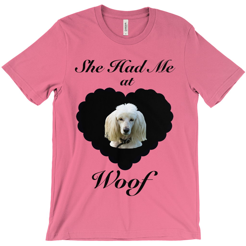 Personalized Pet T-Shirt - She had me at woof