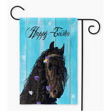 Load image into Gallery viewer, Easter Garden Flags - Black Horse
