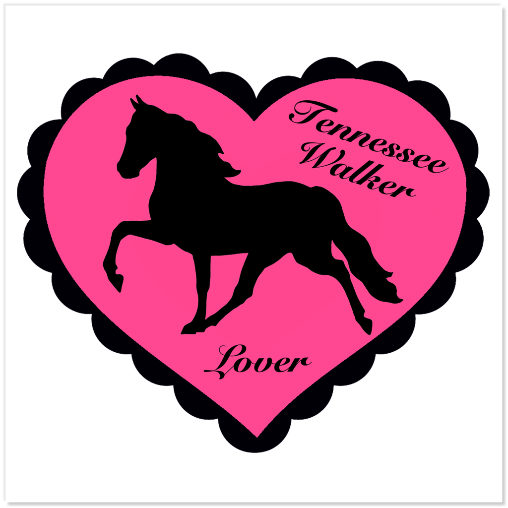 Tennessee Walker Stickers - 4 pack