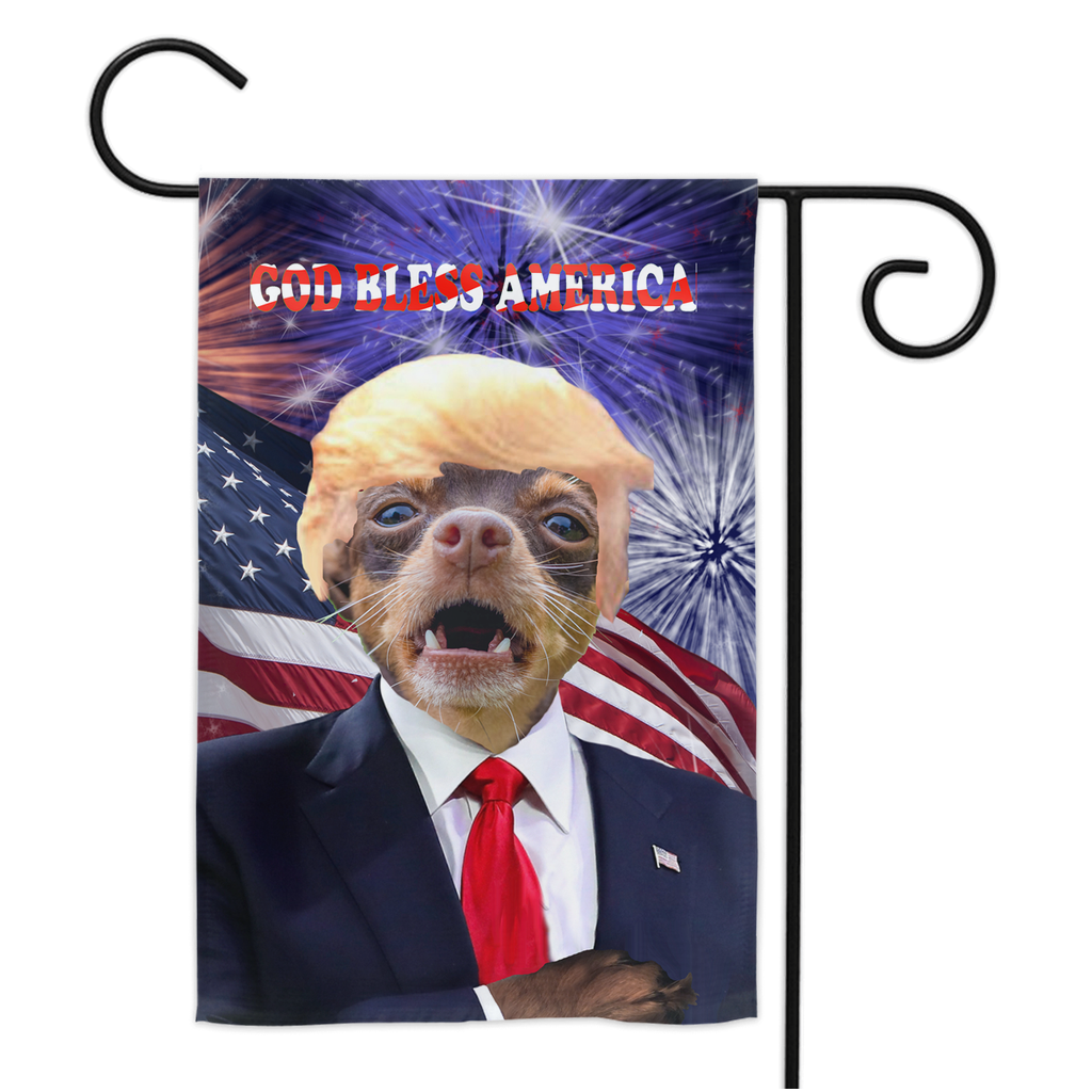 Trump Pet Yard Flags