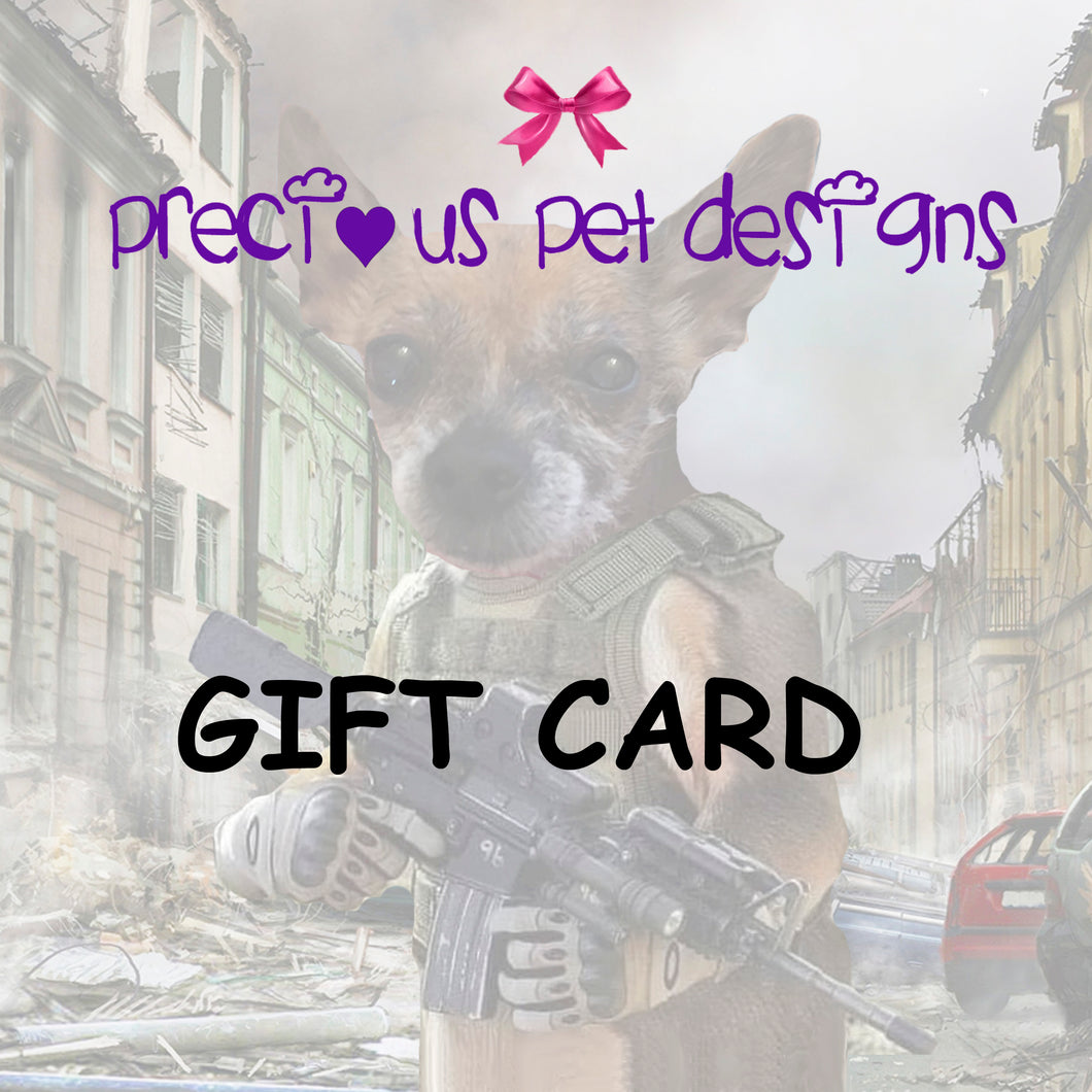 Precious Pet Designs Gift Card