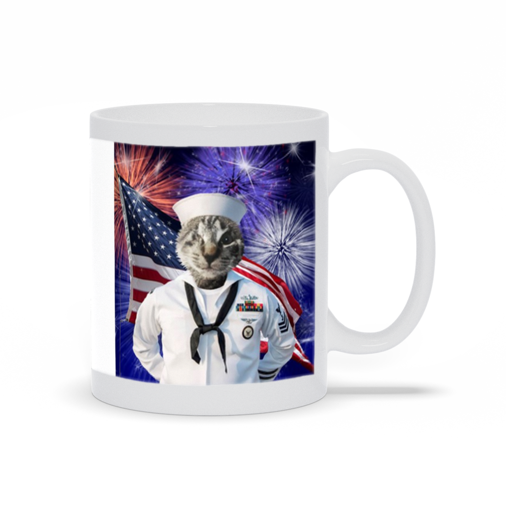 Navy Pet Mug