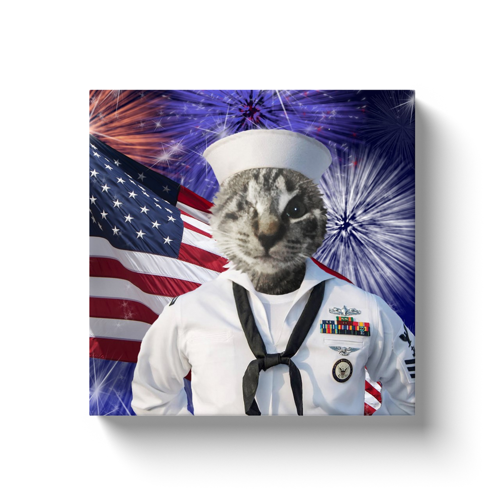 Navy Pet Canvas Wraps