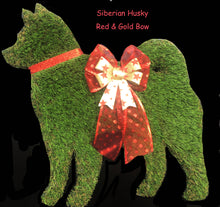 Load image into Gallery viewer, Siberian Husky dog christmas wreath

